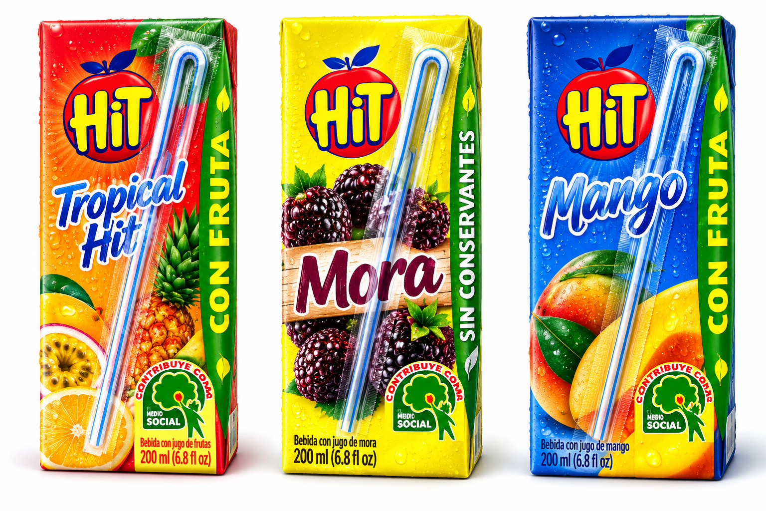 jugo hit en caja