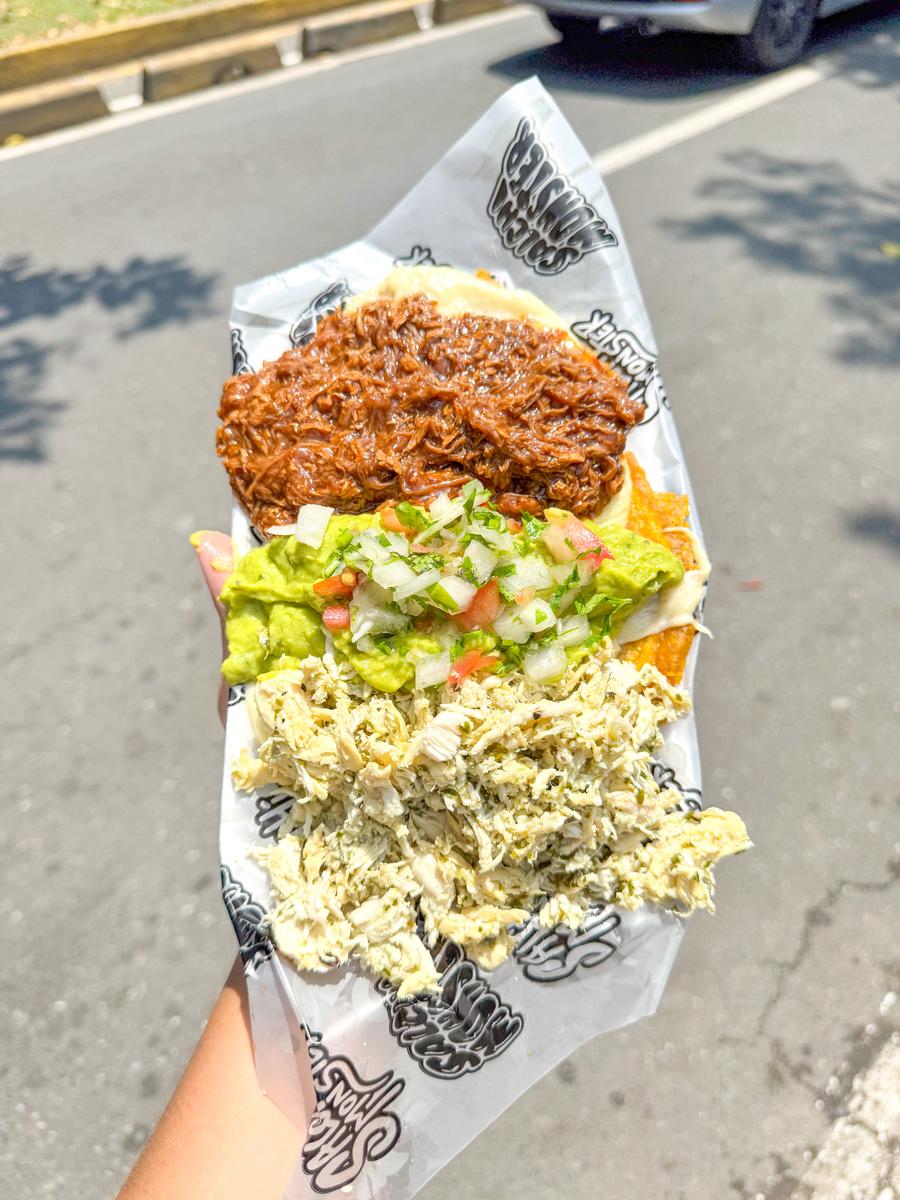 Patacón patacón mixto | Salchimonster